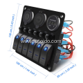 Genuine Marine Blue LED On-Off Rocker Switch Panel